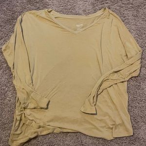 Long sleeve tan/yellow shirt